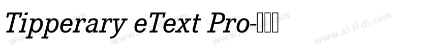 Tipperary eText Pro字体转换